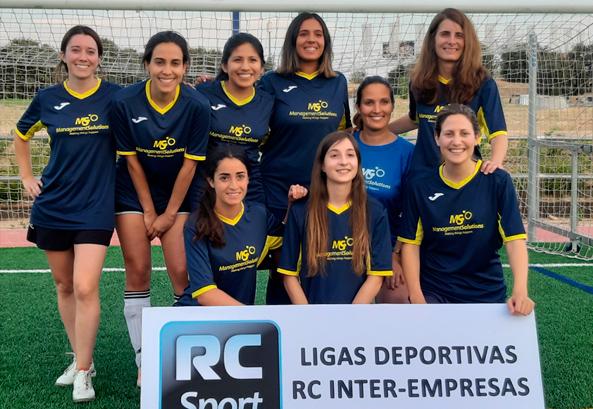 Management Solutions is runner-up in women's 7-a-side inter-company soccer tournament