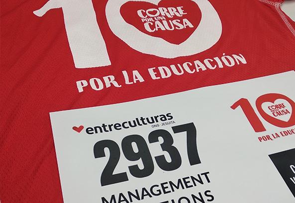 Management Solutions participates in the 10th edition of the “Run for a cause” solidarity race