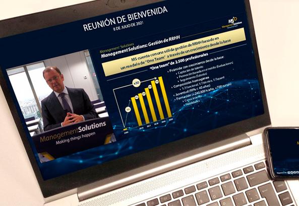 Ato de boas vindas a promoção Exercício Fiscal 2022 dos escritórios da Espanha
