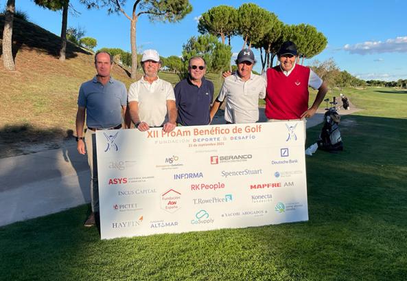Management Solutions logra el triunfo en el ProAm Benéfico de Golf de la Fundación DyD